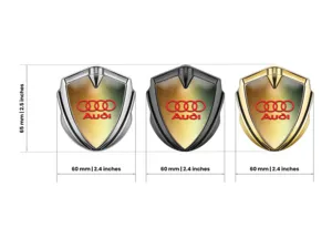 Audi Emblem Fender Abzeichen Anpassbar Pro Edition
